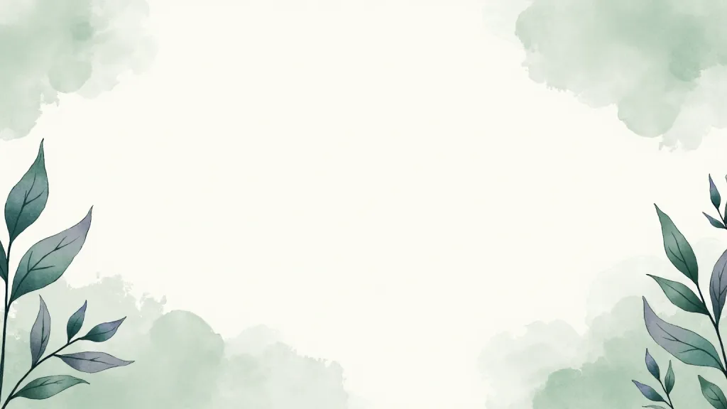 Soft Botanical Watercolor Youtube Thumbnail