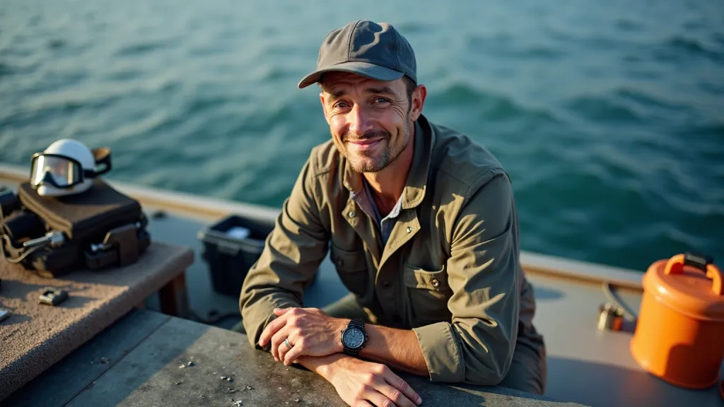 Marine Archaeologist Portrait Dive Deck
