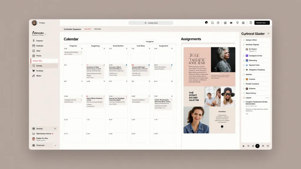 Herramienta de planificación de contenido editorial para revistas