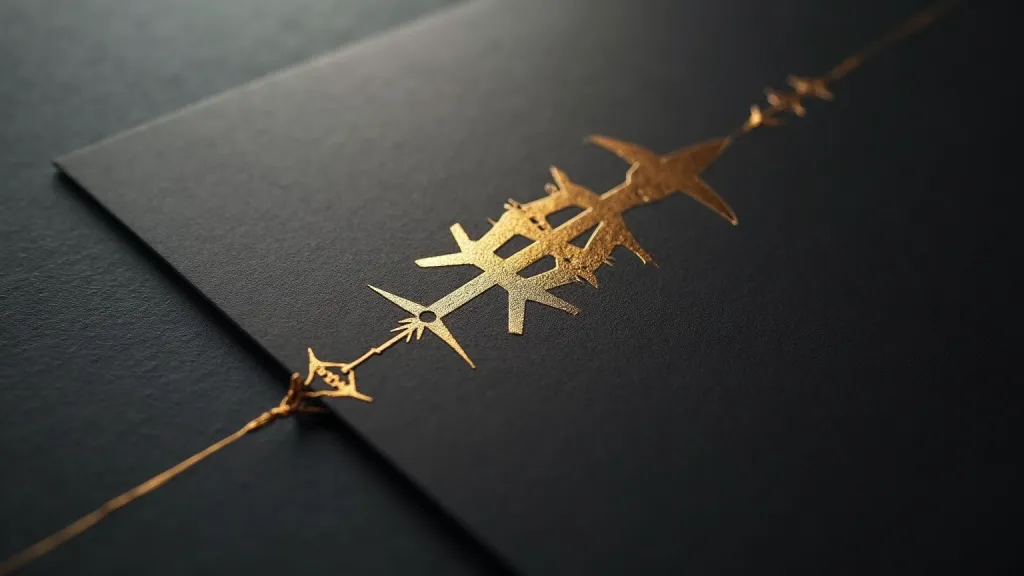 Luxury Gold Foil Corporate Linkedin Header