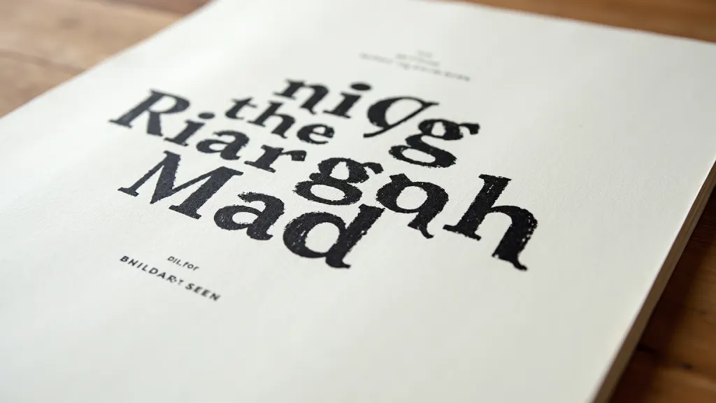 Hand Carved Wooden Letterpress Broadsheet
