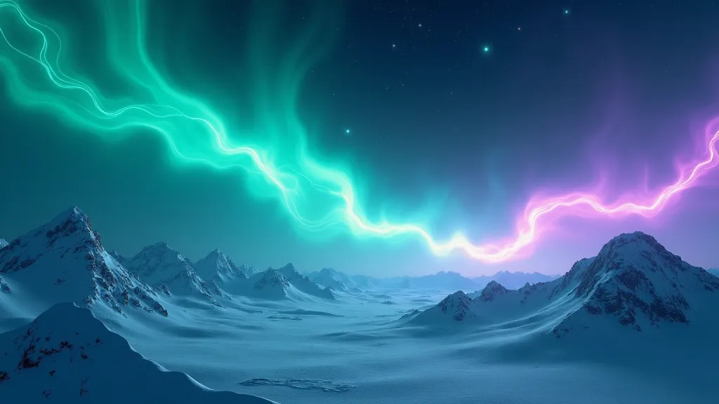 Aurora Borealis Magnetic Plasma Ribbon