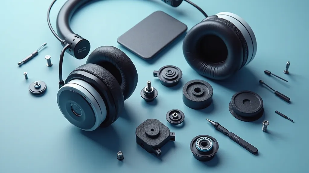 Repairable Headphone Kit Audio Product Exploded Service Manual