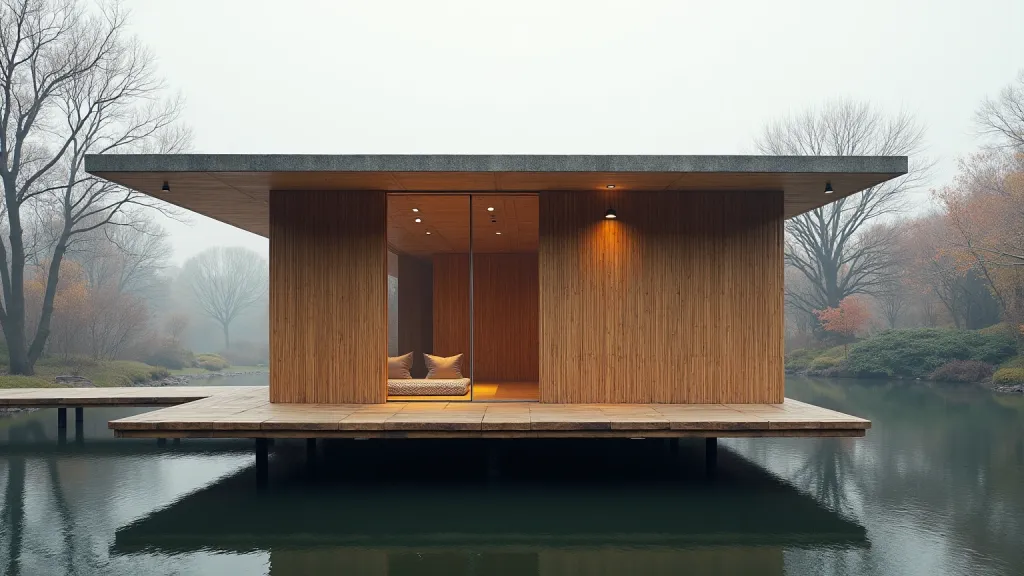Floating Bamboo Zen Tea House Sanctuary