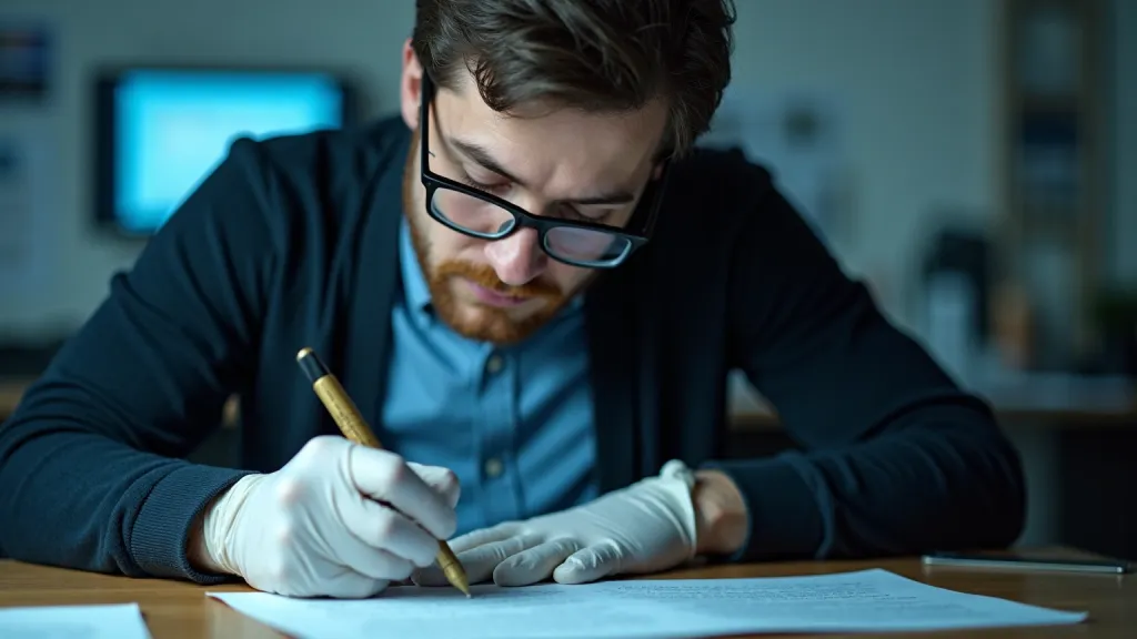 Forensic Handwriting Examiner Portrait Document Lab