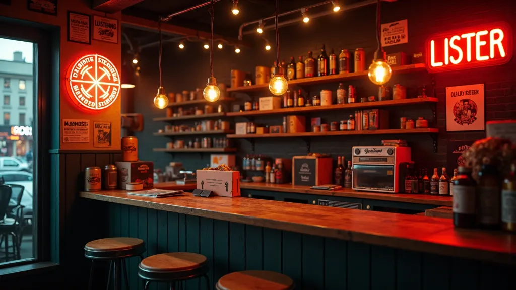 Hệ thống thương hiệu cửa hàng đĩa nhạc Dive Bar