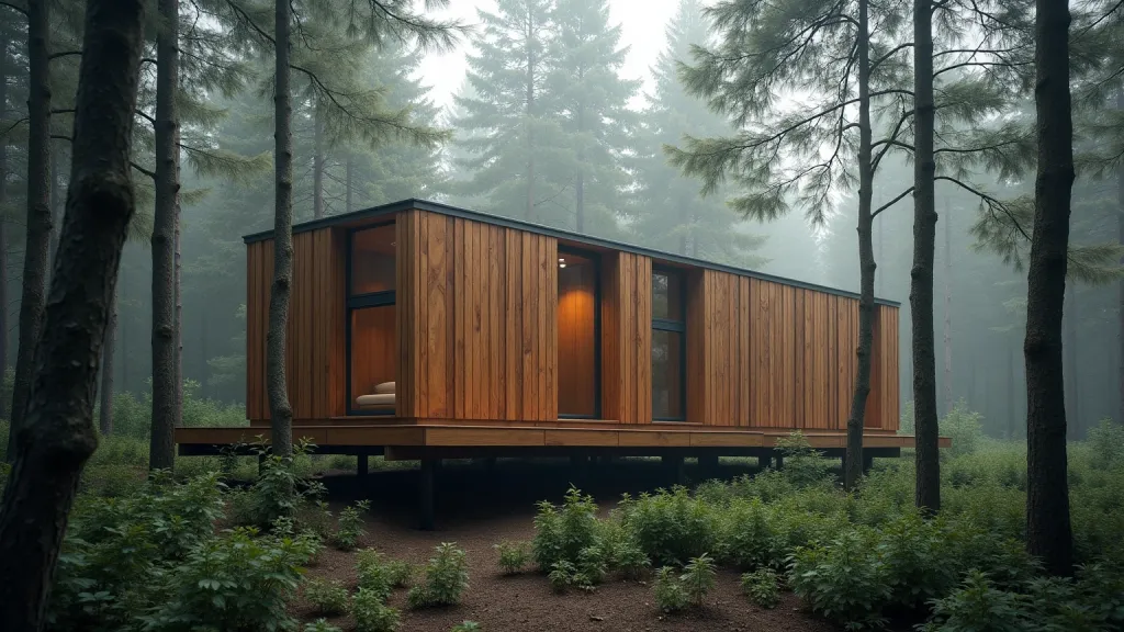 Modular Prefab Stilt Cabin Forest Hideaway