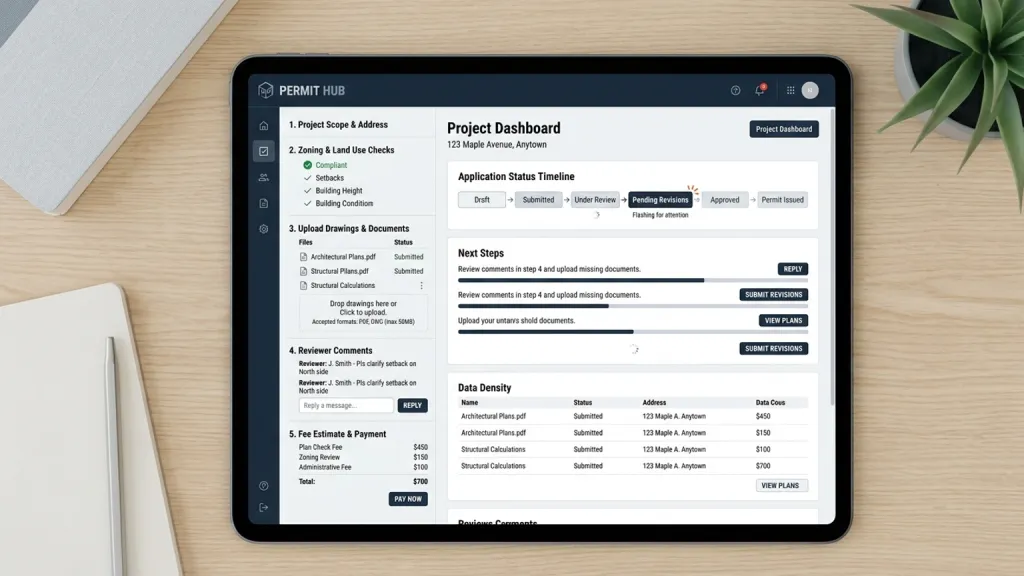 Building Permit Application Government Portal Review Checklist