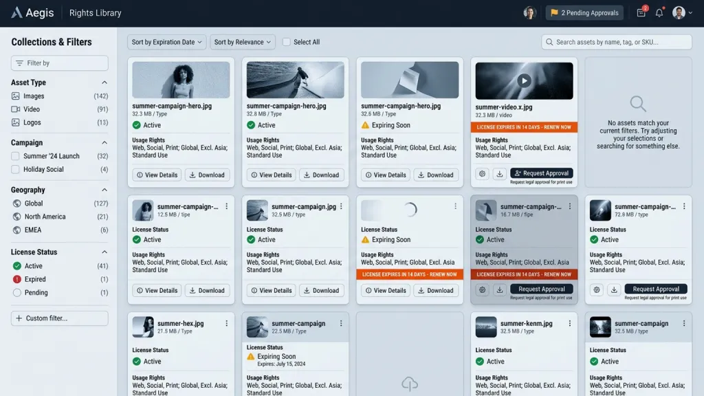 Digital Asset Governance Enterprise App Rights Library