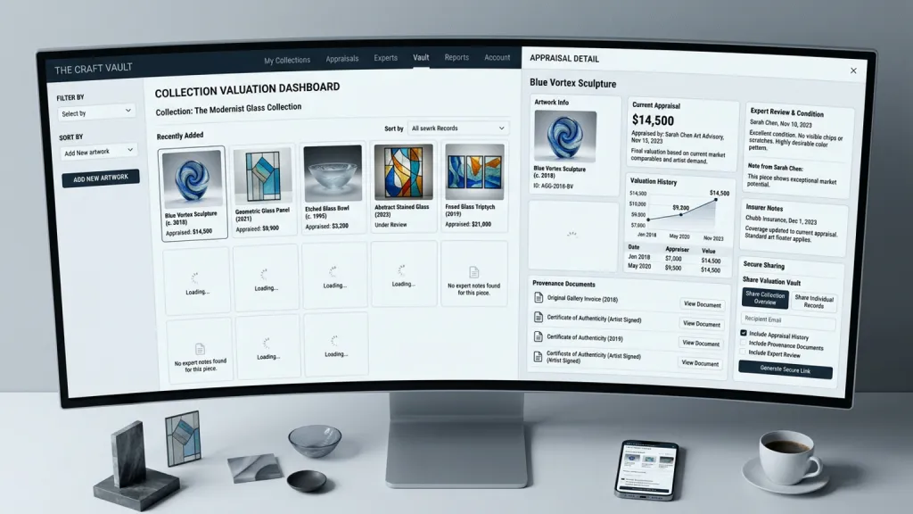 Art Collection Appraisal Web App Valuation Vault