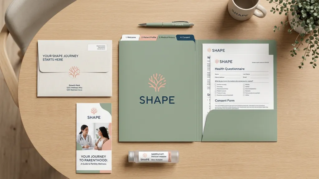 Fertility Clinic Network Healthcare Branding Clinic Intake Packet