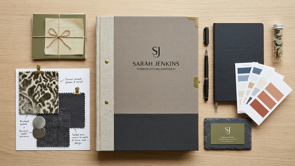 Interior Styling Portfolio Personal Branding Portfolio Case Cover