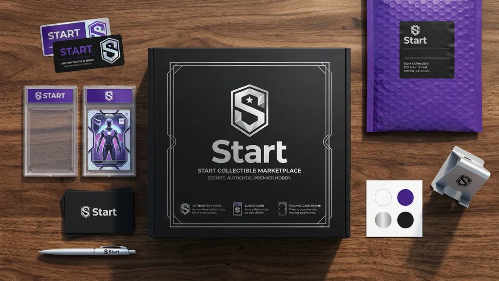 Collectible Card Marketplace Marketplace Branding Trading Card Frame