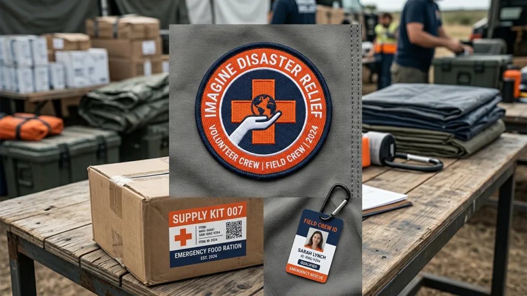 Disaster Relief Crew Nonprofit Branding Field Crew Patch