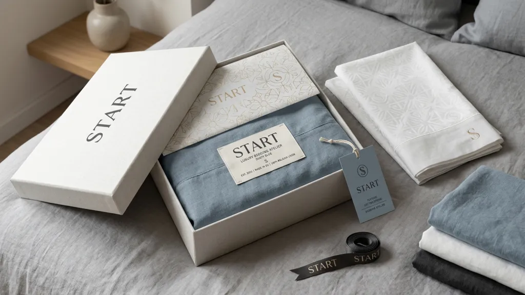 Luxury Bedding Atelier Home Branding Luxury Tissue Pattern