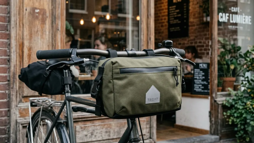 Bike Handlebar Bag Cycling Bag Handlebar Commute Angle