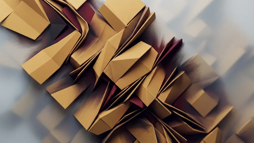 Ochre Signal Abstract Wallpaper Brushed Shadow Corona