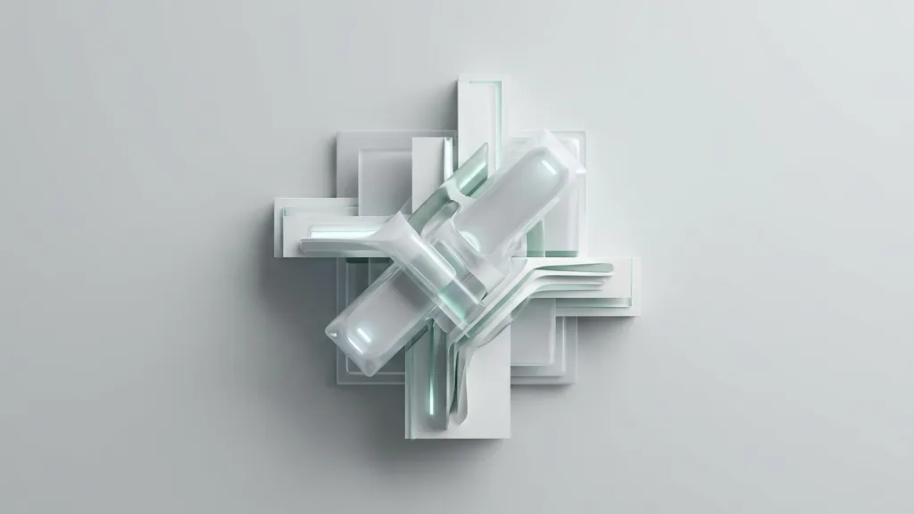 陶瓷氙氣生成式海報 拉伸珊瑚折射