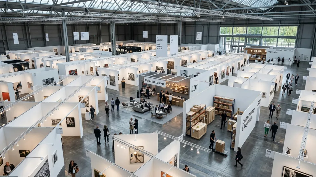 Modular Art Fair Booth Hall Exhibition Architecture Temporary Gallery Grid