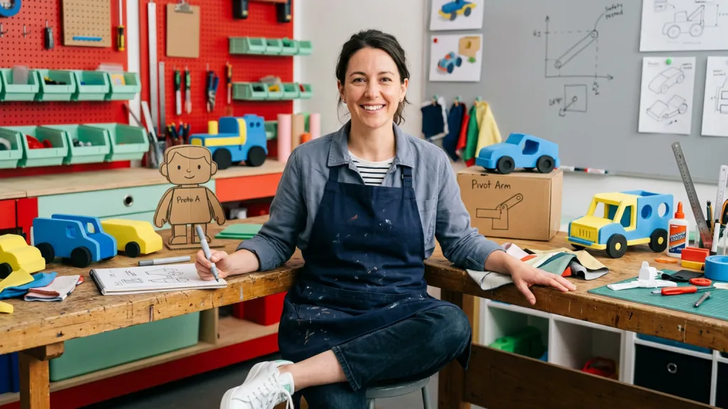Toy Prototype Designer Portrait Play Lab