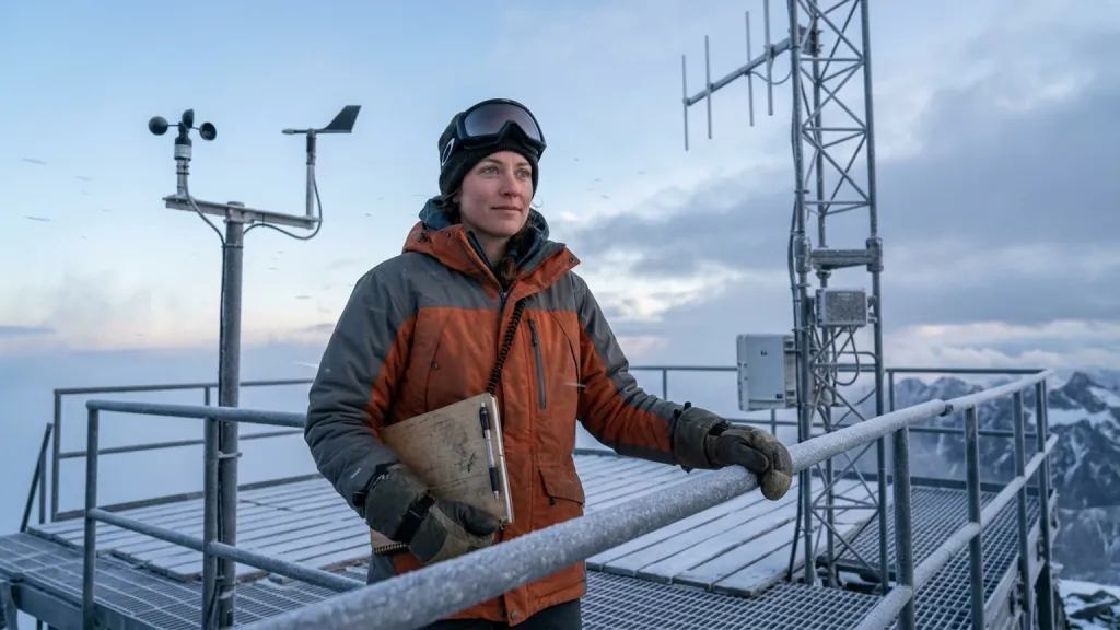 Mountain Weather Observer Portrait Ridge Station