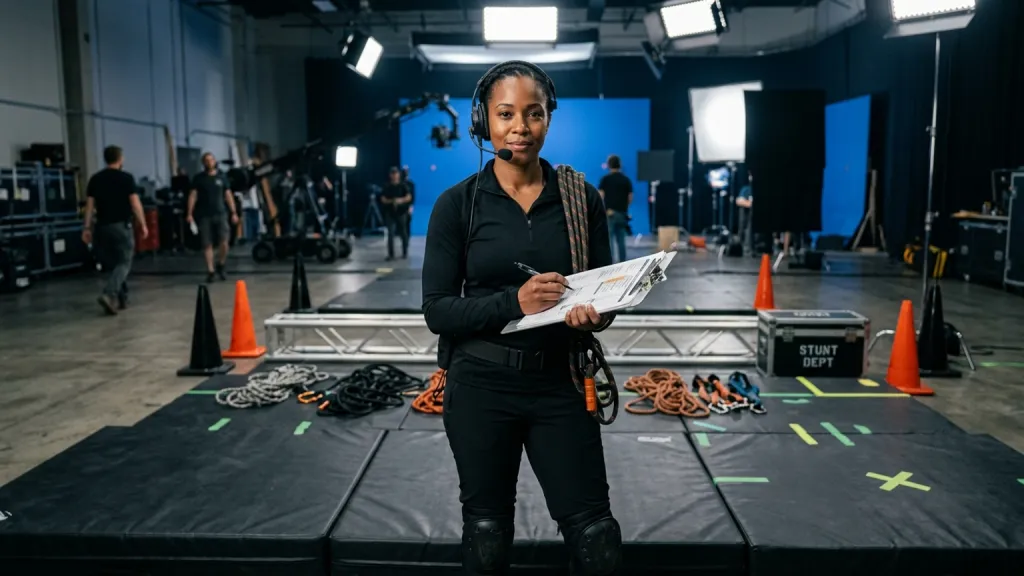 Stunt Coordinator Portrait Safety Mat