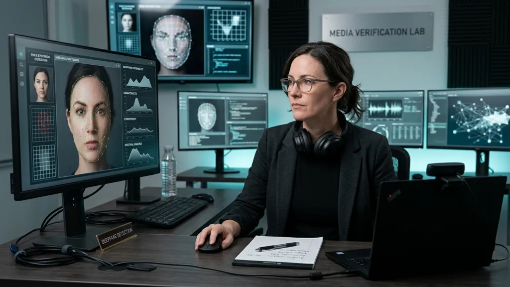 Deepfake Detection Researcher Portrait Media Lab