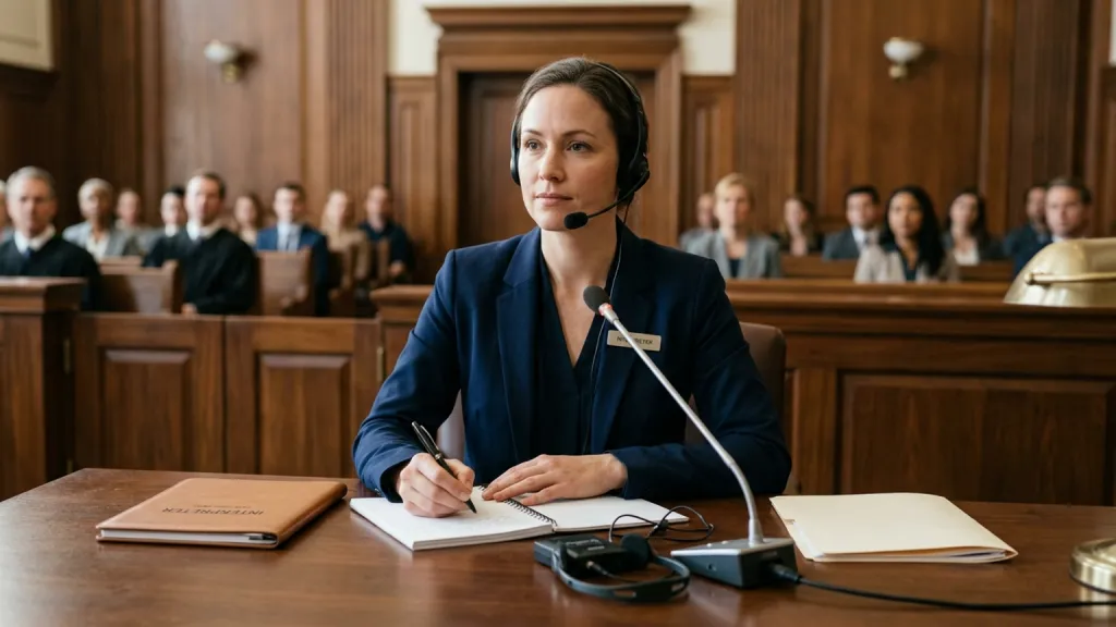 Court Interpreter Portrait Hearing Room