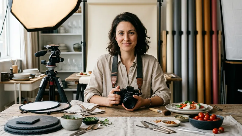 Food Photographer Portrait Studio Table
