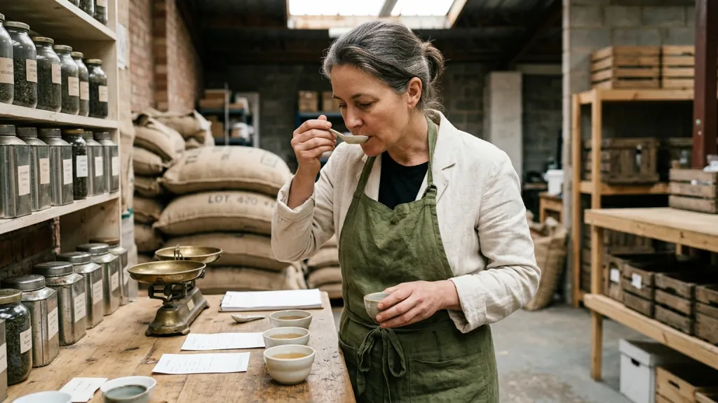 Rare Tea Importer Portrait Tasting Warehouse