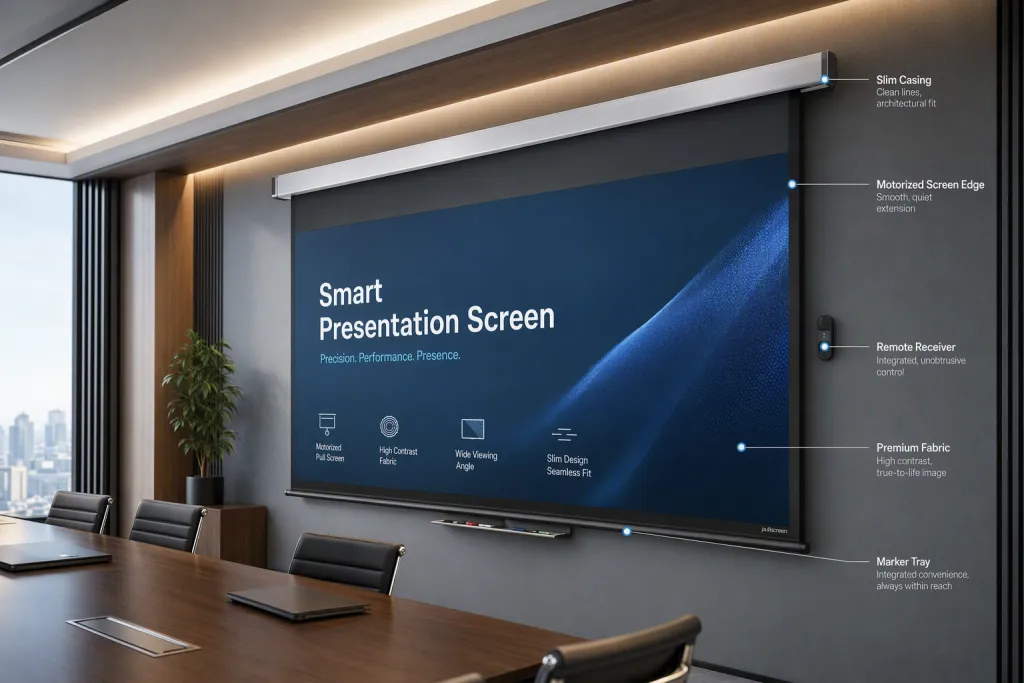 Brief clair et scène produit pour écran de présentation intelligent Lifestyle