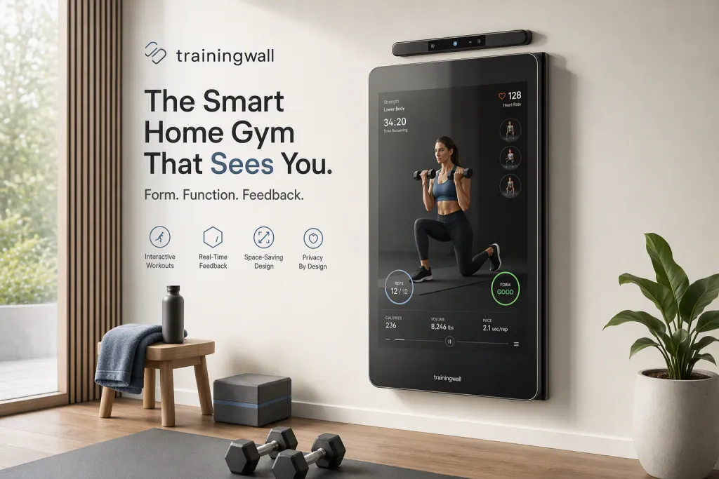 Escena de Brief y Producto para Gimnasio Inteligente para el Hogar de Smart Home Gym