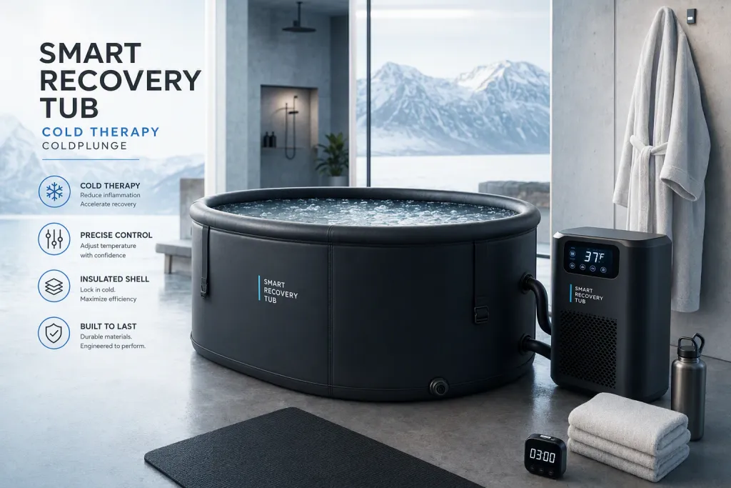 Brief commerciale di visualizzazione per Cold Therapy Smart Recovery Tub