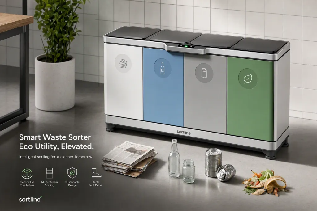 Brief Pack Smart Waste Sorter Brief and Product Scene