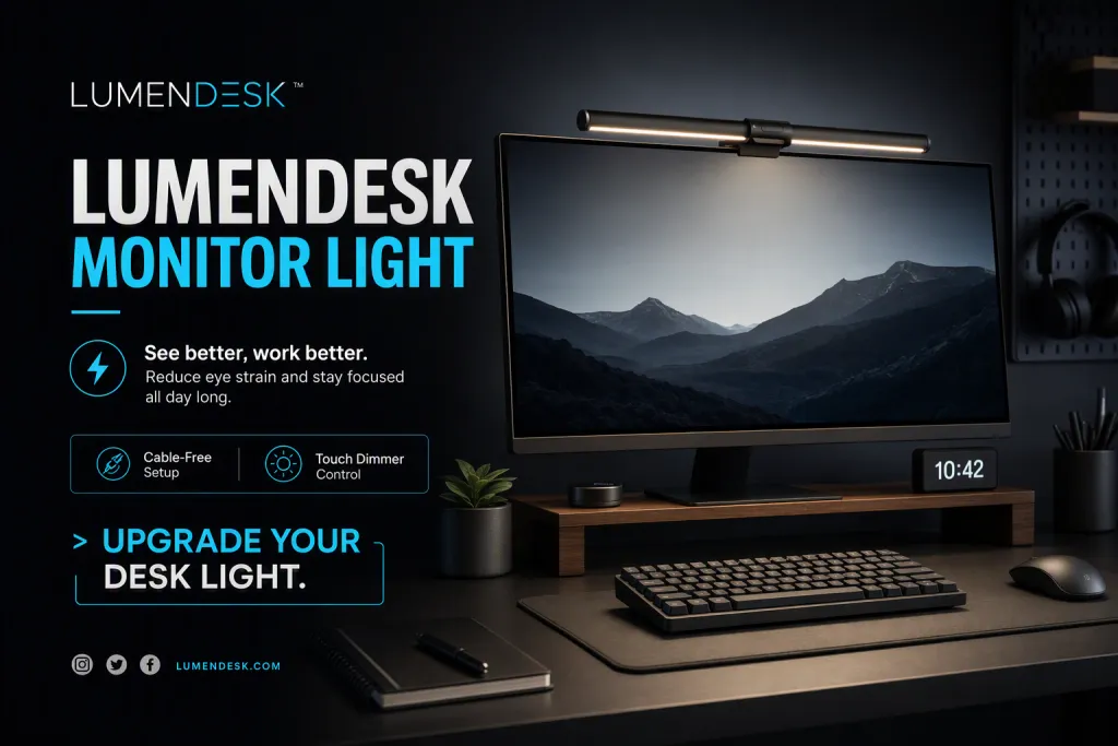 Trình giới thiệu sản phẩm LumenDesk Monitor Light Gadget Launch