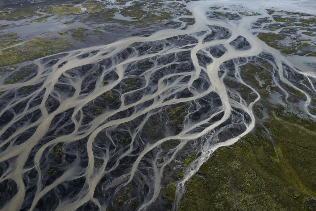 Tranças do Delta do Rio Natureza Delta do Rio Vista Aérea