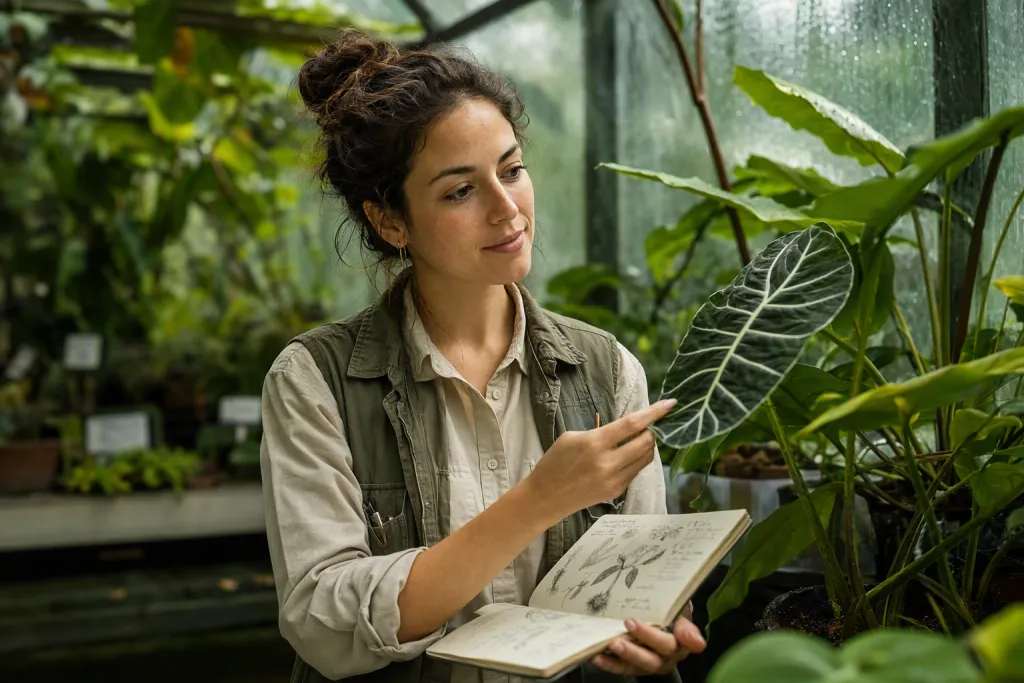 植物学者の肖像・トロピカル温室