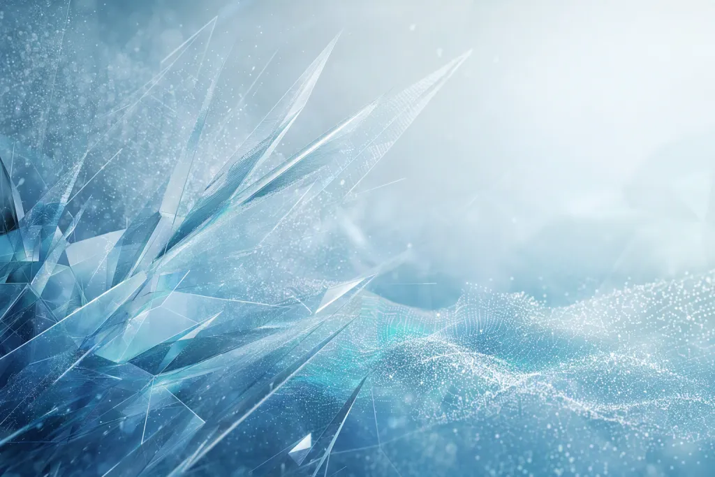 Arktik Pulse Sunum Kapak Kristalimsi Veri Sis Kapak Crystalline Data Mist