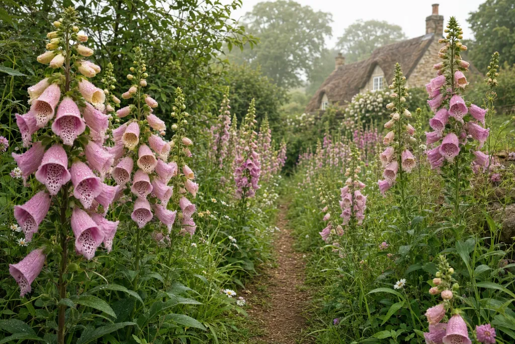 Wiesen-Fuchs-Krahnpfad Natur Cottage-Garten Wegeinfahrt