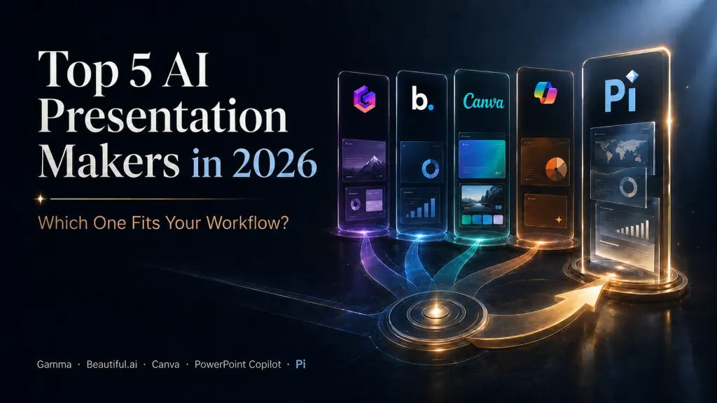 Top 5 công cụ tạo bài thuyết trình AI hàng đầu năm 2026: Cái nào phù hợp với quy trình làm việc của bạn?