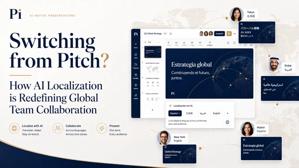 Chuyển từ Pitch? Cách bản địa hóa AI đang định nghĩa lại sự cộng tác nhóm toàn cầu