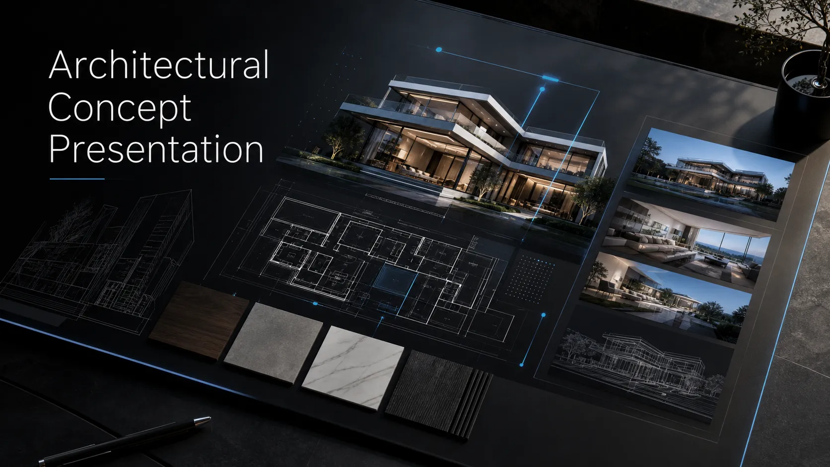 Architectural Concept Presentation: Conveying Space and Vision with AI