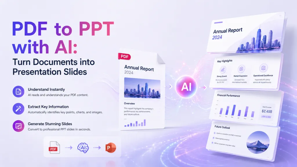 PDF sang PPT với AI: Chuyển đổi tài liệu thành slide thuyết trình