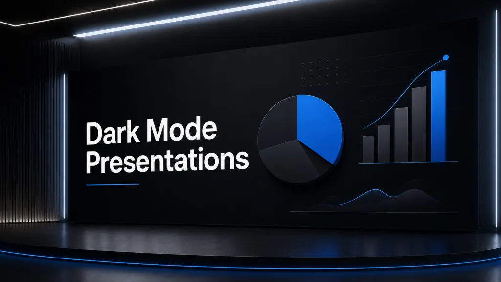 The Rise of Dark Mode: When and How to Use Dark Backgrounds in Presentations