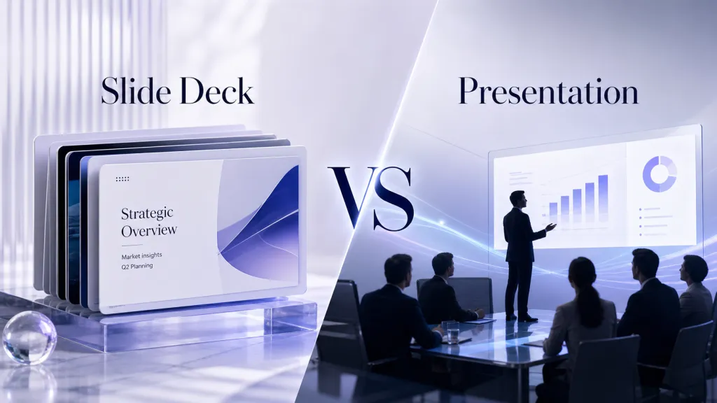 Bộ slide vs Bài thuyết trình: Có gì khác nhau?