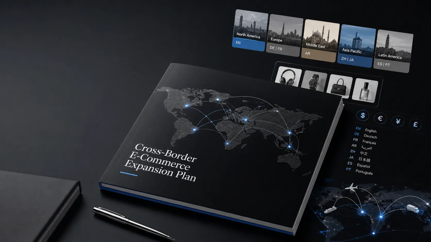 Cross-Border E-Commerce Expansion Plan: Multi-Language Pitch Template