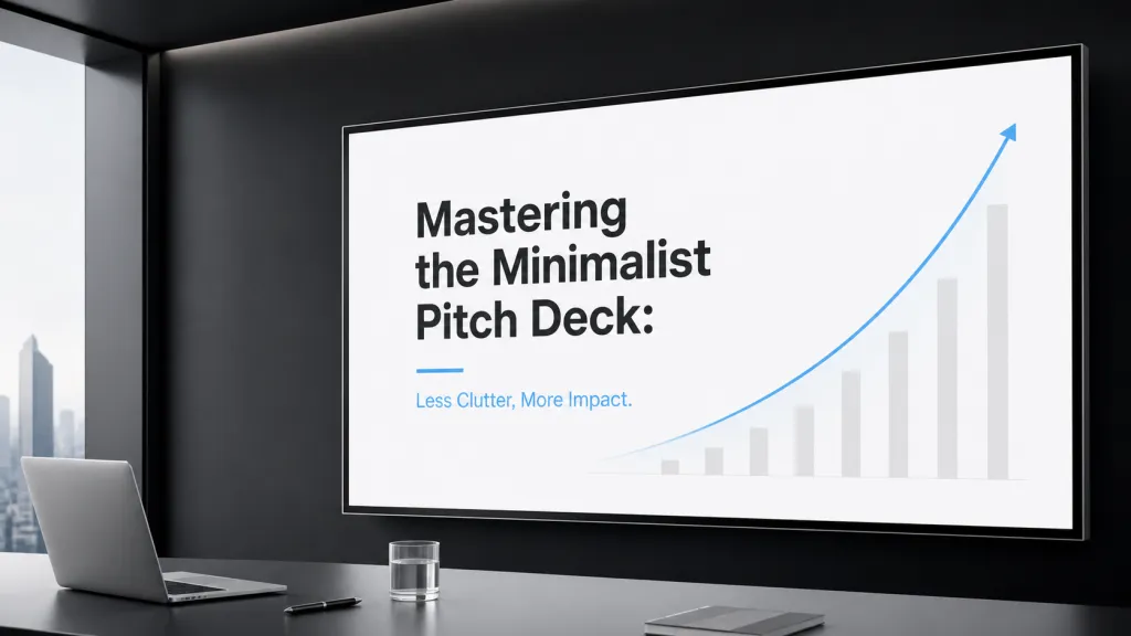 Mastering the Minimalist Pitch Deck: Less Clutter, More Impact