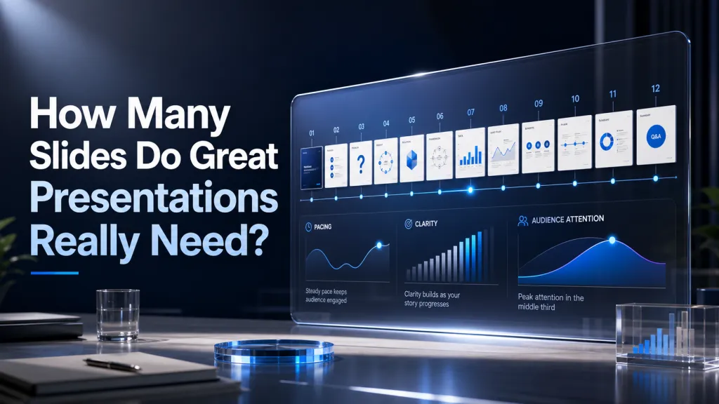 Quantos diapositivos é que as grandes apresentações realmente precisam? Uma análise baseada em dados
