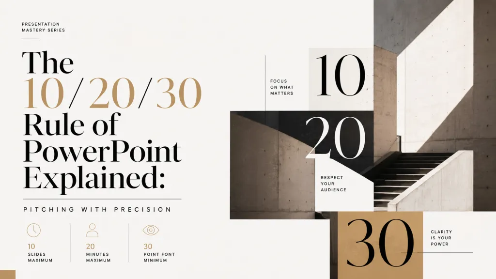 PowerPoint’un 10/20/30 Kuralı Açıklandı: Kesinlikle Sunum Yapmak