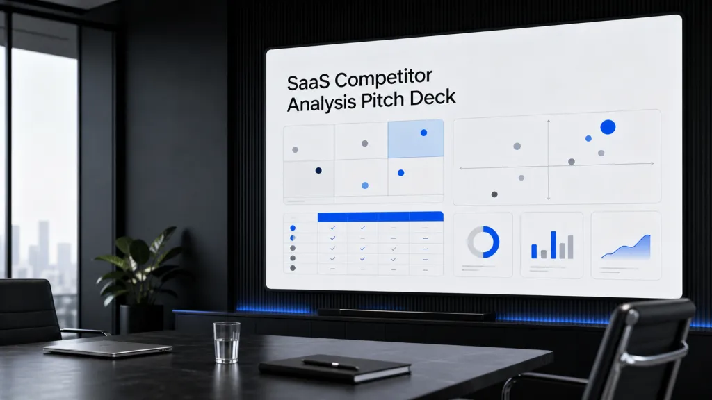 SaaS Competitor Analysis Pitch Deck: How to Benchmark Like a Pro